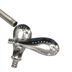 Austral bombilla’s 3-piece system fully disassembled, showing the filter opened in two parts for the most thorough cleaning possible.