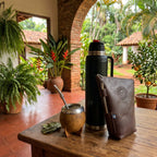 Sol de Mayo | Leather Yerba Pouch