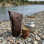 Sol de Mayo | Leather Yerba Pouch
