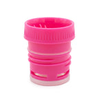 Norte classic crown stopper in Azalea pink for thermos flask on white background