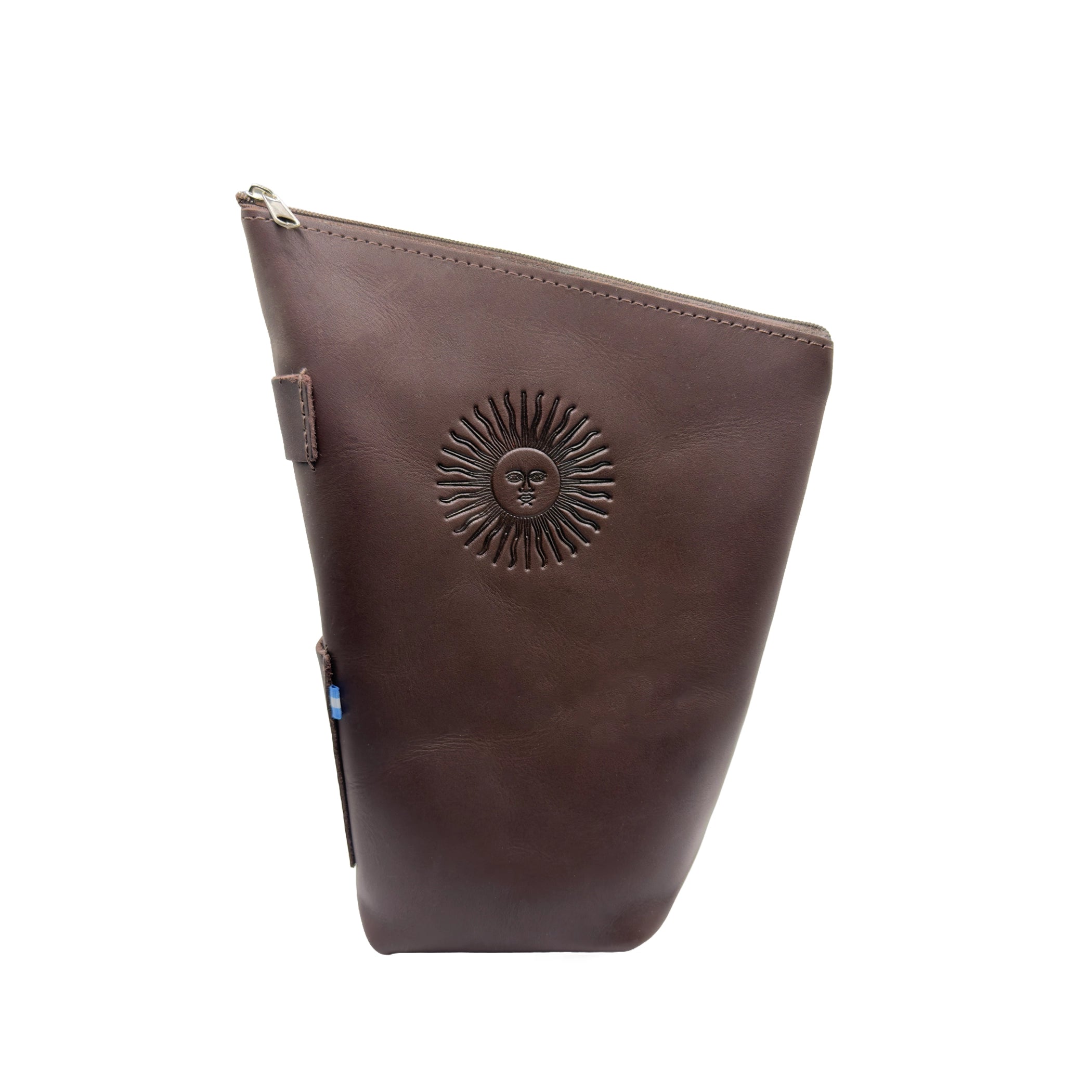 Sol de Mayo - Leather Yerba Pouch