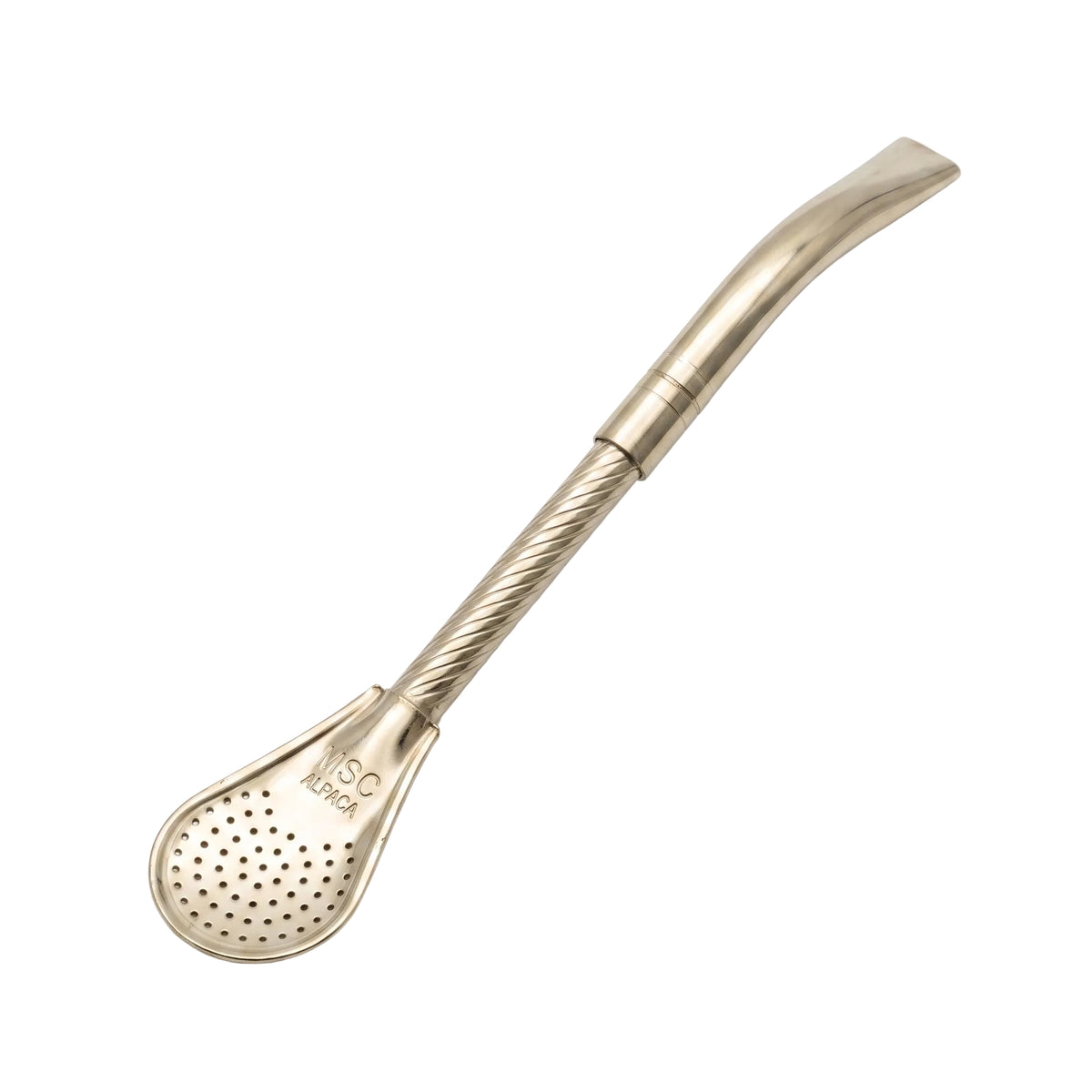 Paraná chiseled alpaca mate straw - Luv Mate