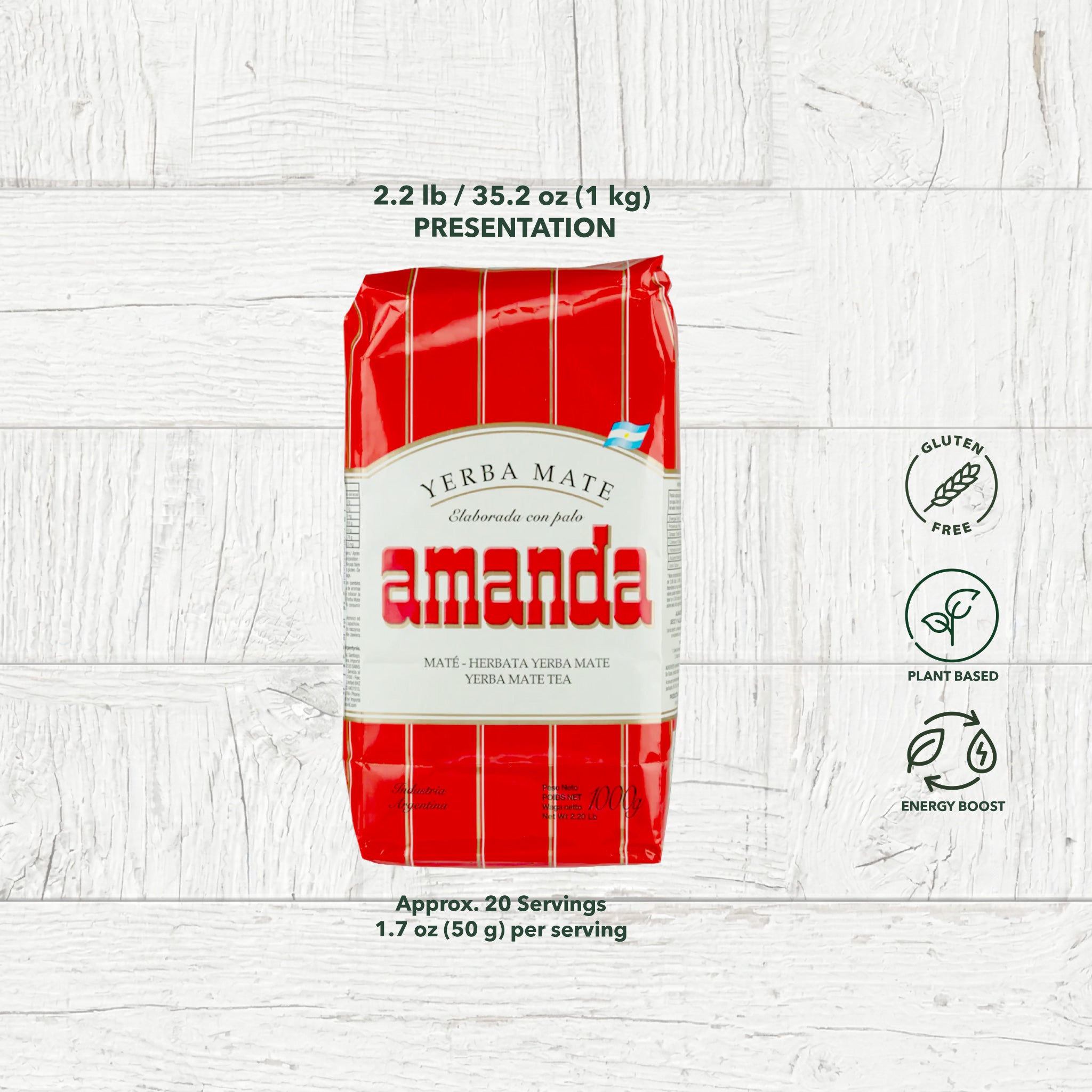 Amanda Yerba Mate | Traditional (1Kg)