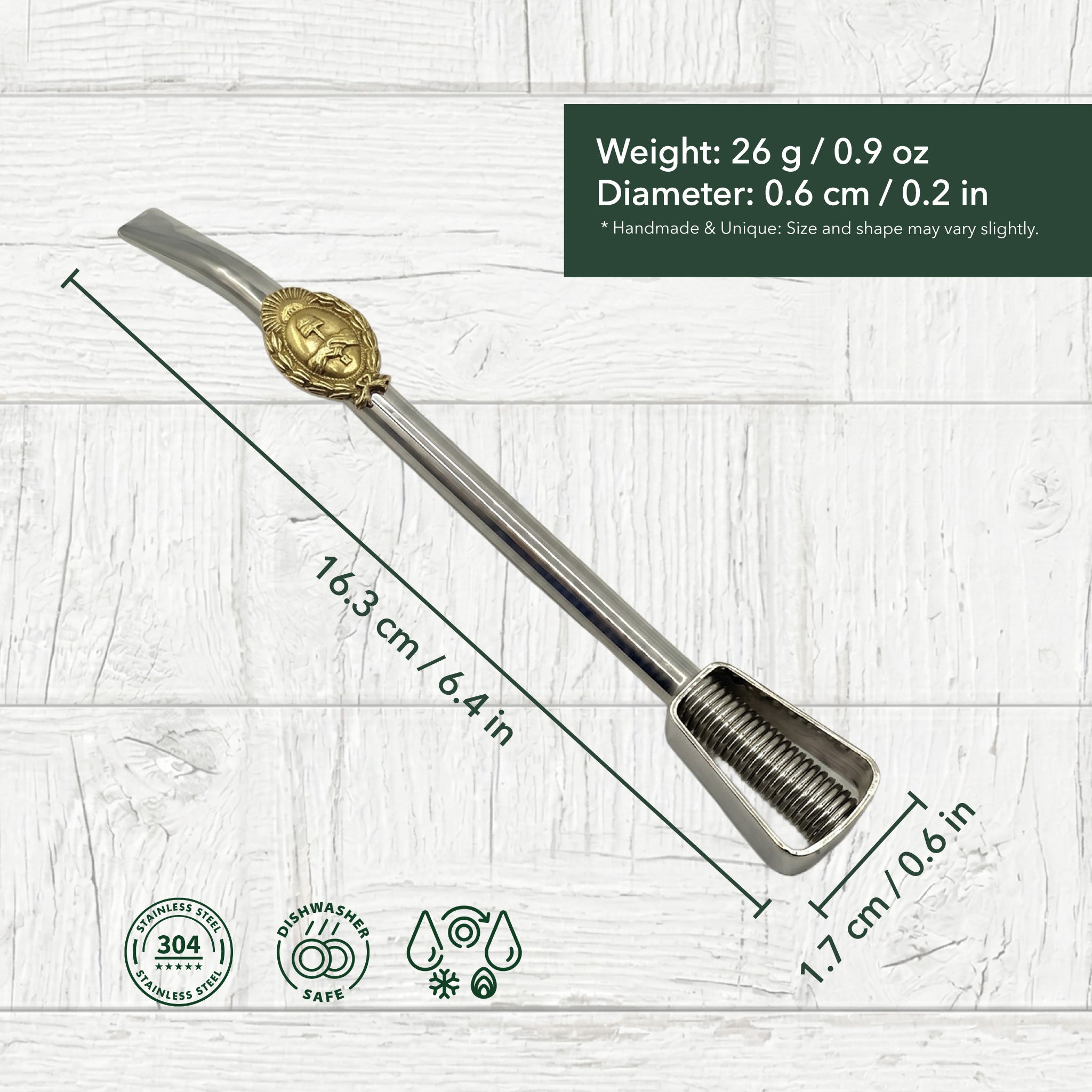 Escudo Bombilla de Alpaca
