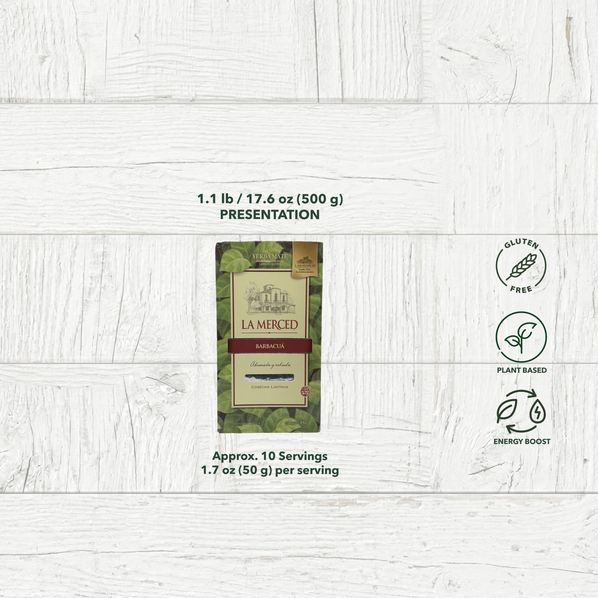 La Merced Barbacuá Yerba Mate - 500g