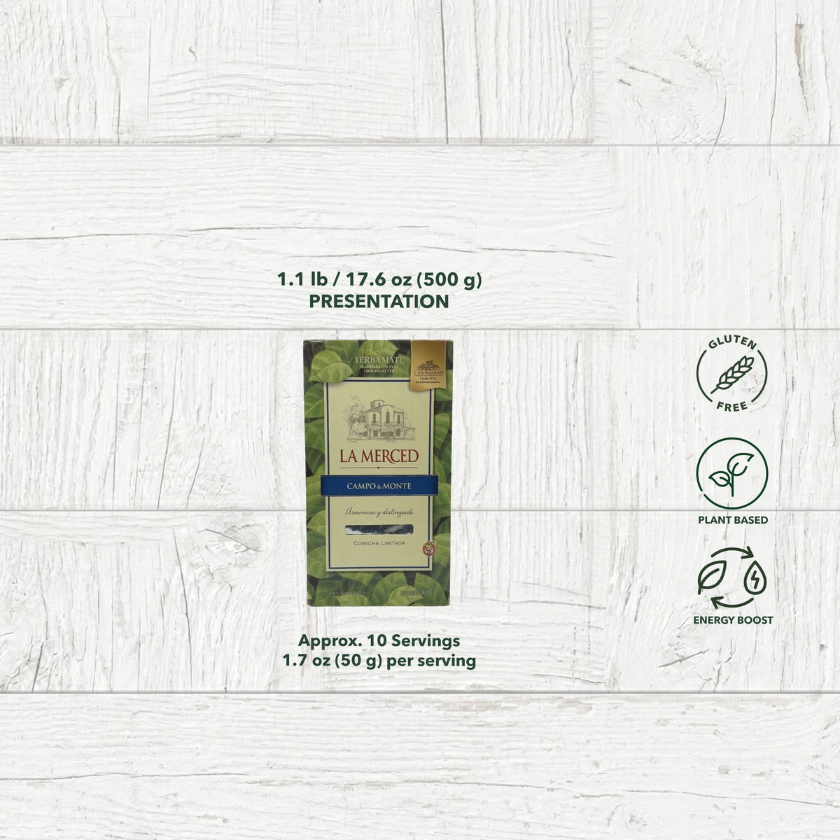 La Merced Yerba Mate De Campo - 500g