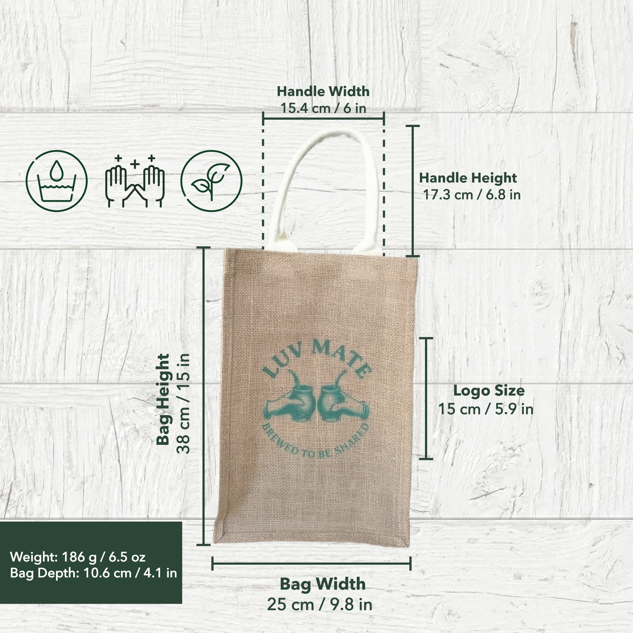 Luv Matera - Handcrafted Jute Carry Bag