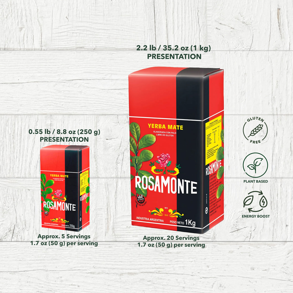 Rosamonte | Yerba Mate Traditional Blend (1kg)
