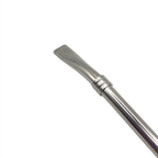 Close-up of the Iguazú bombilla ergonomic mouthpiece featuring a signature double-ring detail and heat-dissipating stainless steel finish.