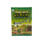 Back of Kurupí Traditional pack highlighting its natural aging process and the authentic flavour of Paraguayan yerba mate.