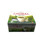 Full box of La Virginia Litoral Mate Cocido containing 50 individually wrapped tea bags for a traditional Argentine ritual.