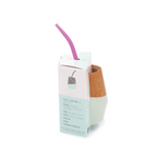 Aquamarine Mijo yerba mate gourd displayed in its premium authentic packaging. Award-winning modern Argentine design.