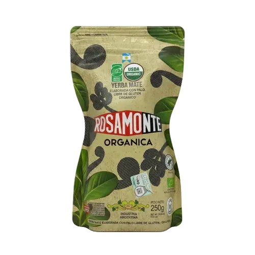 Rosamonte Organic Yerba Mate 250g package