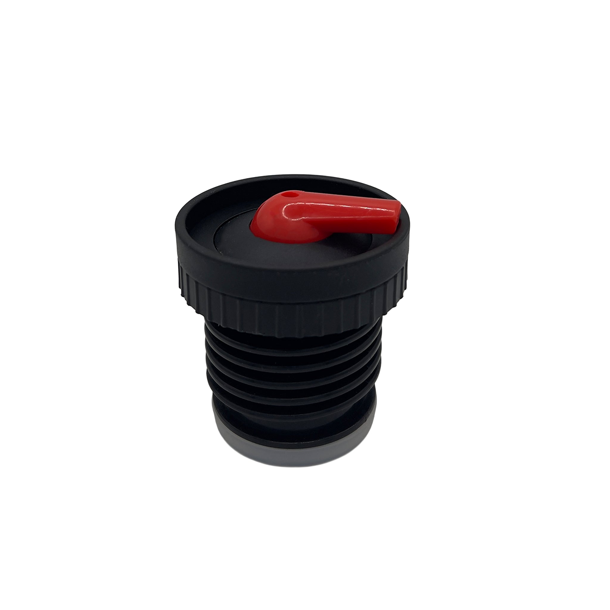 Sudoeste Precision Stopper in closed position, featuring a 360-degree rotating head for controlled water flow.