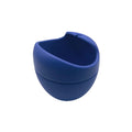 Front view of the Tinku Blue mate gourd, made of flexible, unbreakable BPA-free silicone with a modern matte finish.