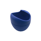 Front view of the Tinku Blue mate gourd, made of flexible, unbreakable BPA-free silicone with a modern matte finish.