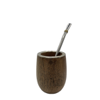 Malambo - Set de mate artesanal de algarrobo y alpaca