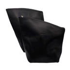 Zonda Premium Leather Yerba & Blend Set in Shadow Black, a sleek and minimalist handcrafted design.